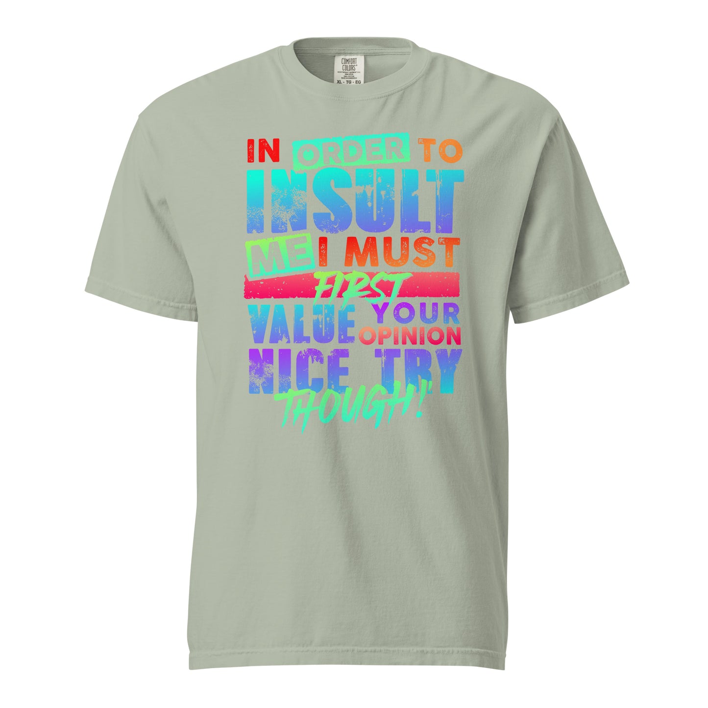 NEW ! - Nice Try - Multicolor Tshirt