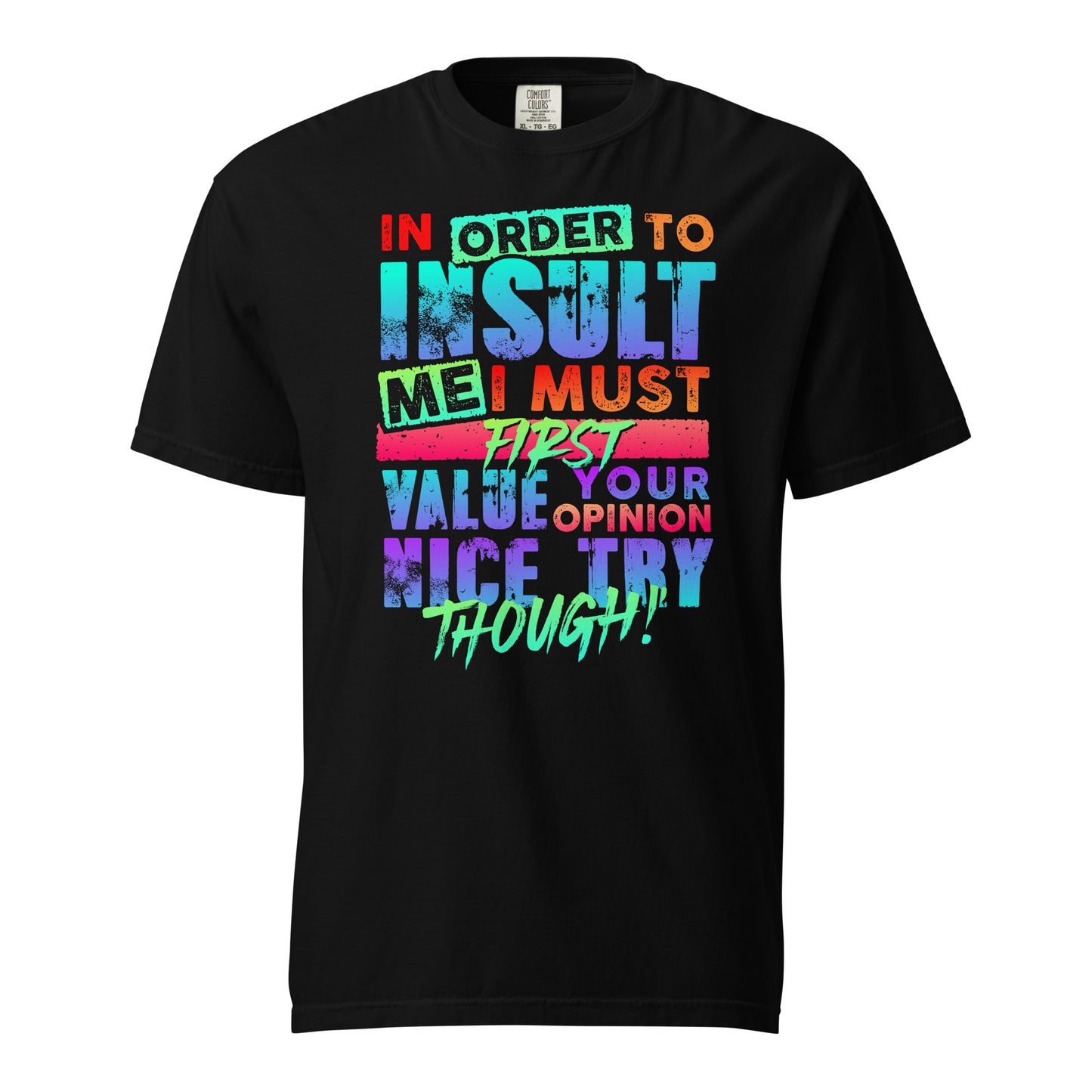 NEW ! - Nice Try - Multicolor Tshirt