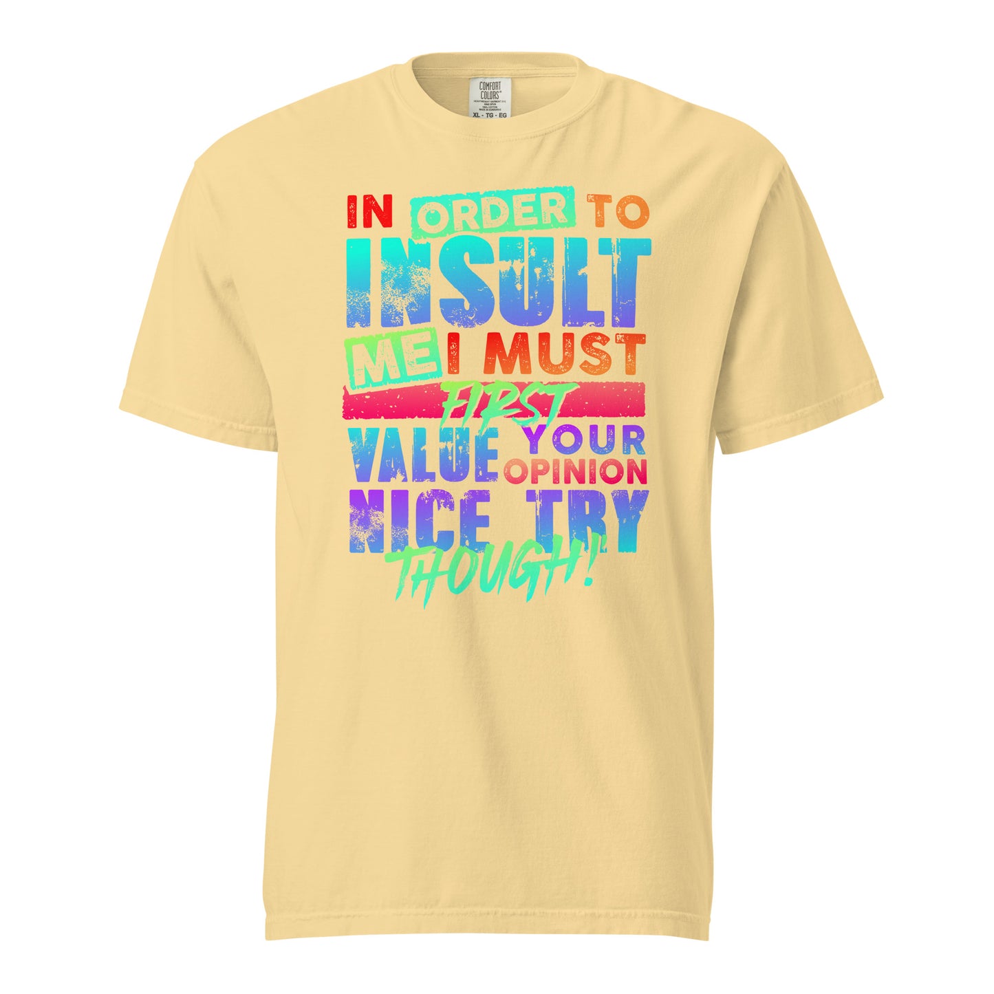 NEW ! - Nice Try - Multicolor Tshirt