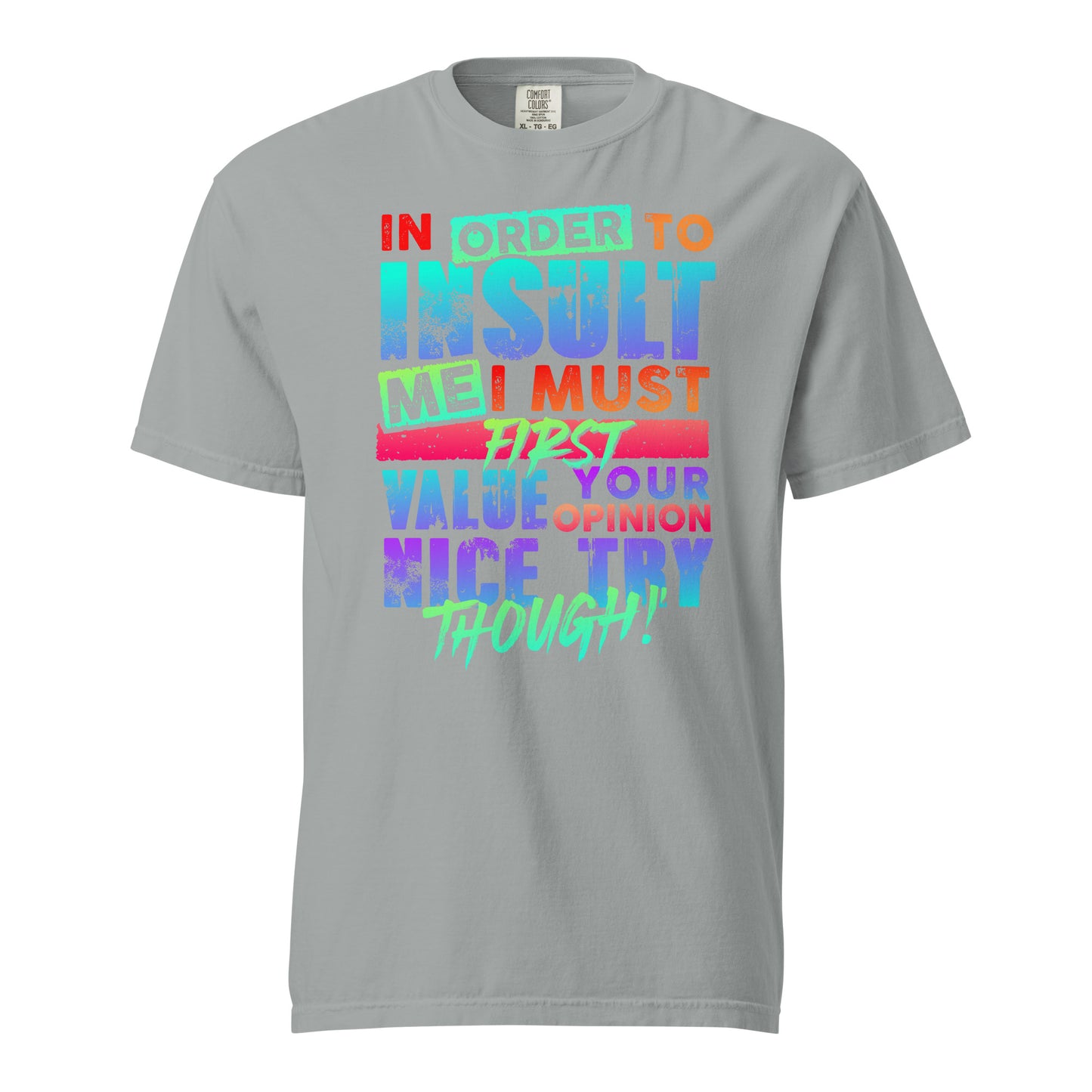 NEW ! - Nice Try - Multicolor Tshirt