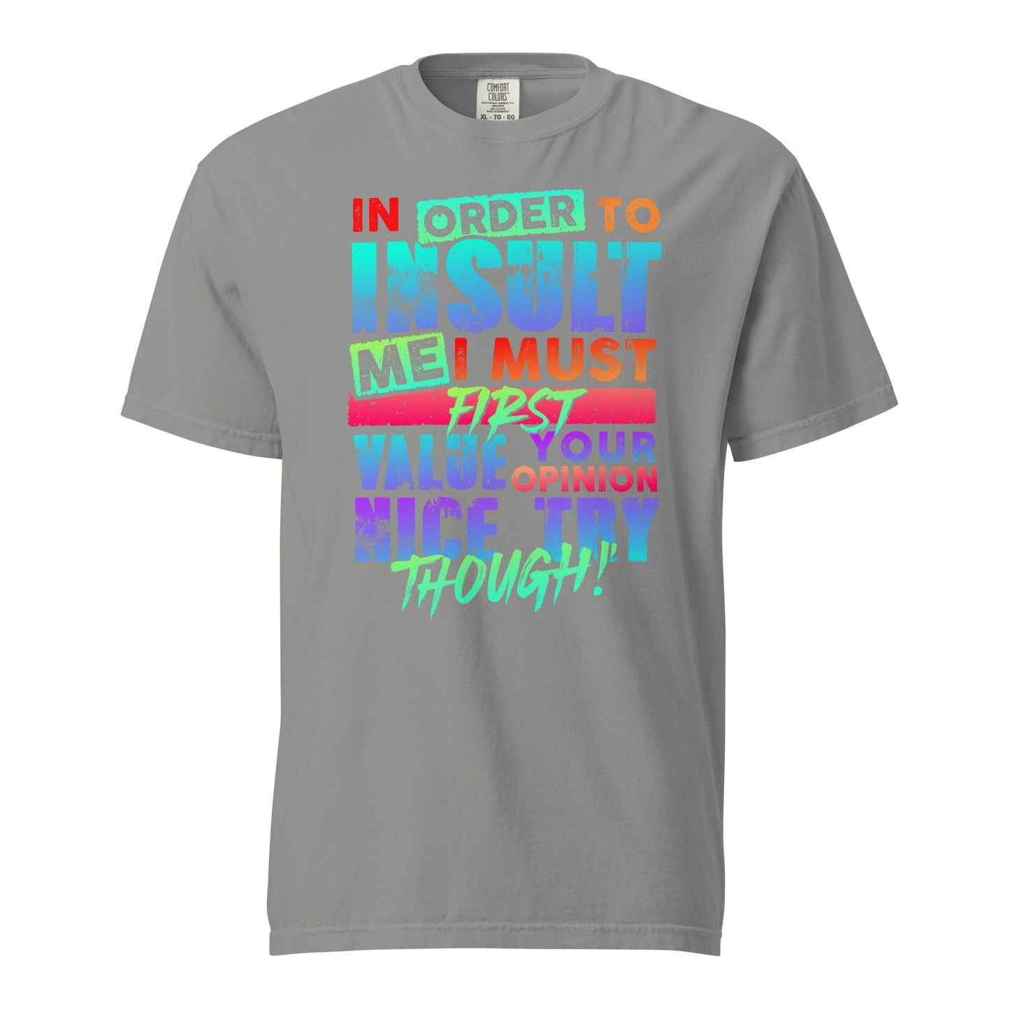 NEW ! - Nice Try - Multicolor Tshirt