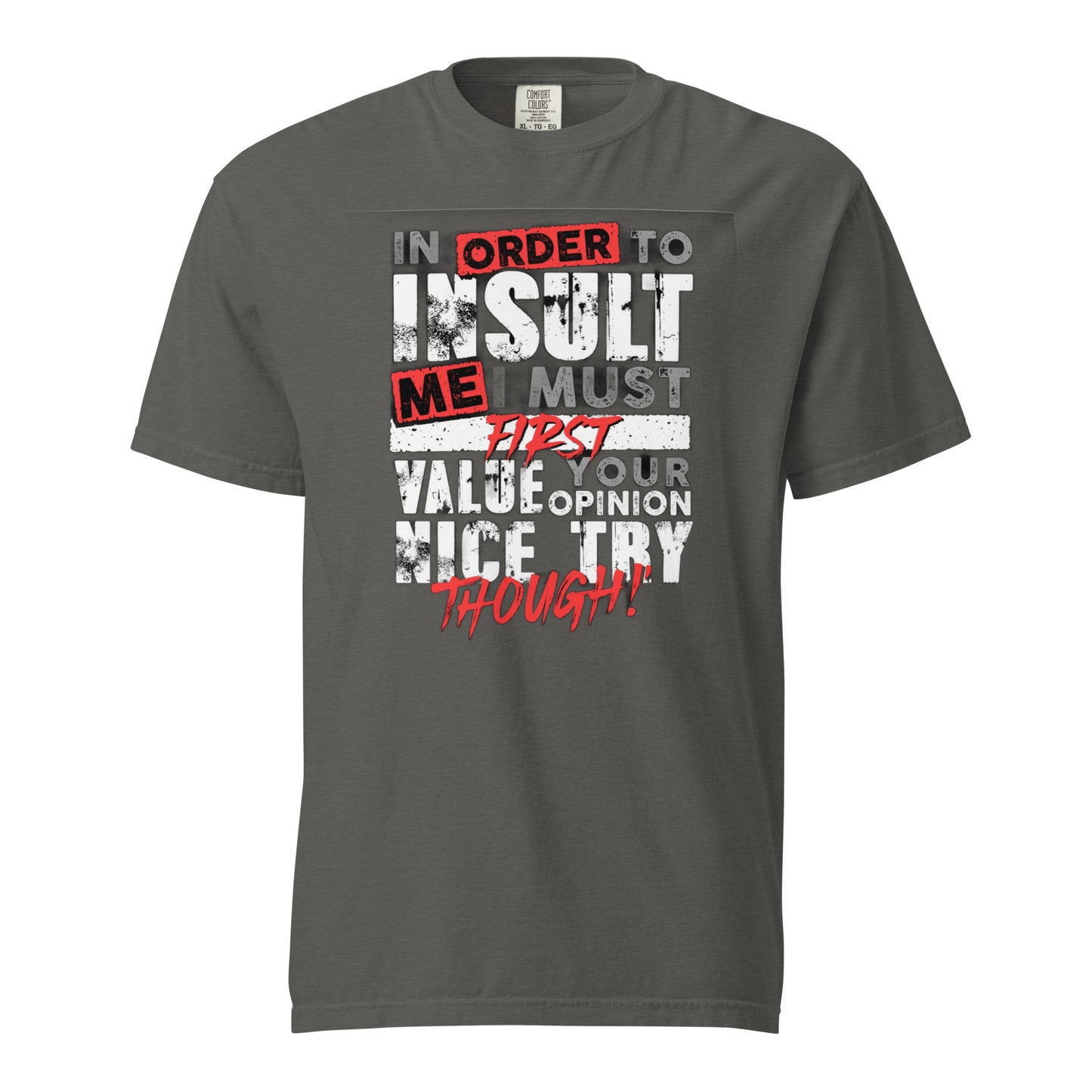 NEW ! - Nice Try - Black&Red T-shirt