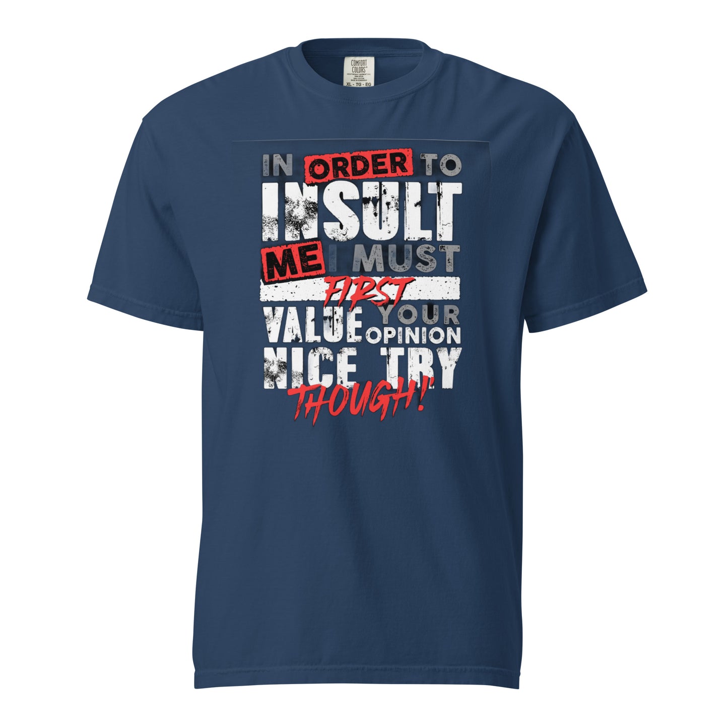 NEW ! - Nice Try - Black&Red T-shirt