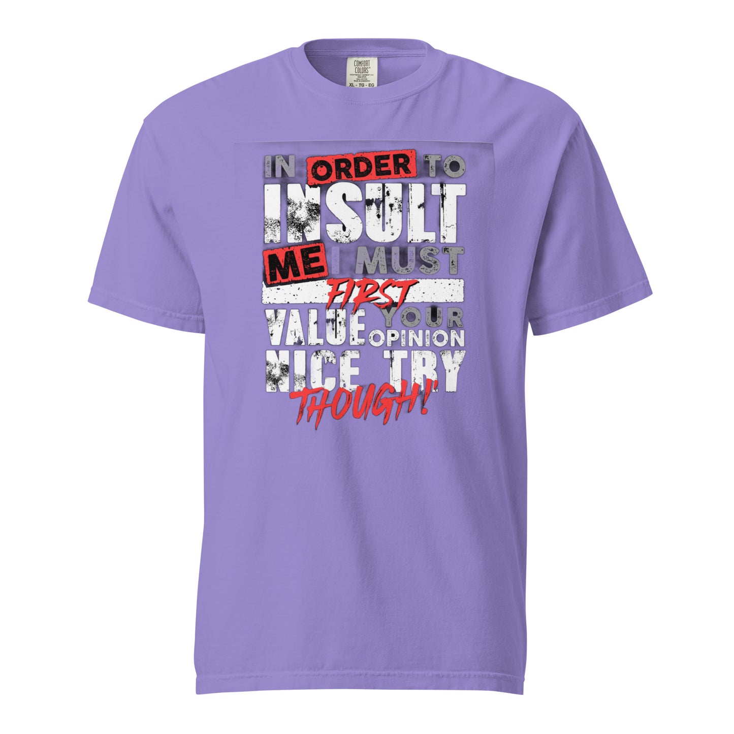 NEW ! - Nice Try - Black&Red T-shirt