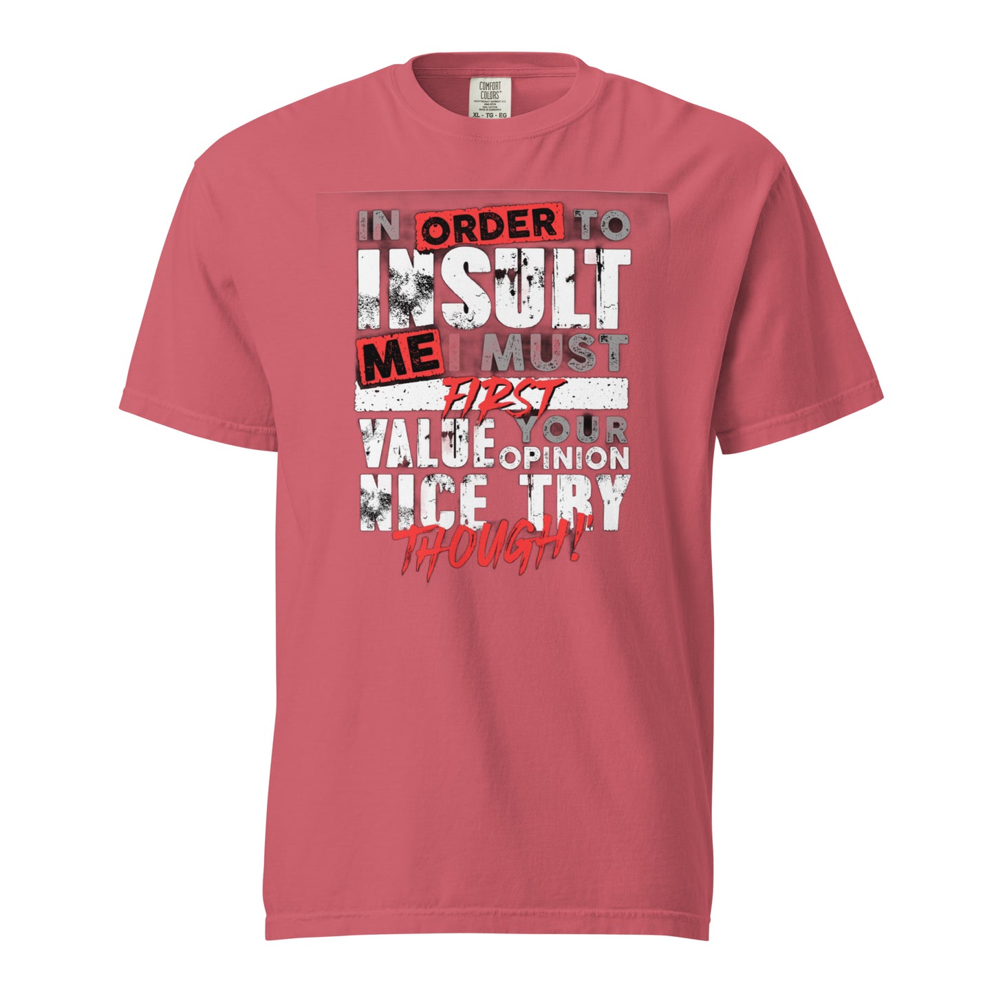 NEW ! - Nice Try - Black&Red T-shirt