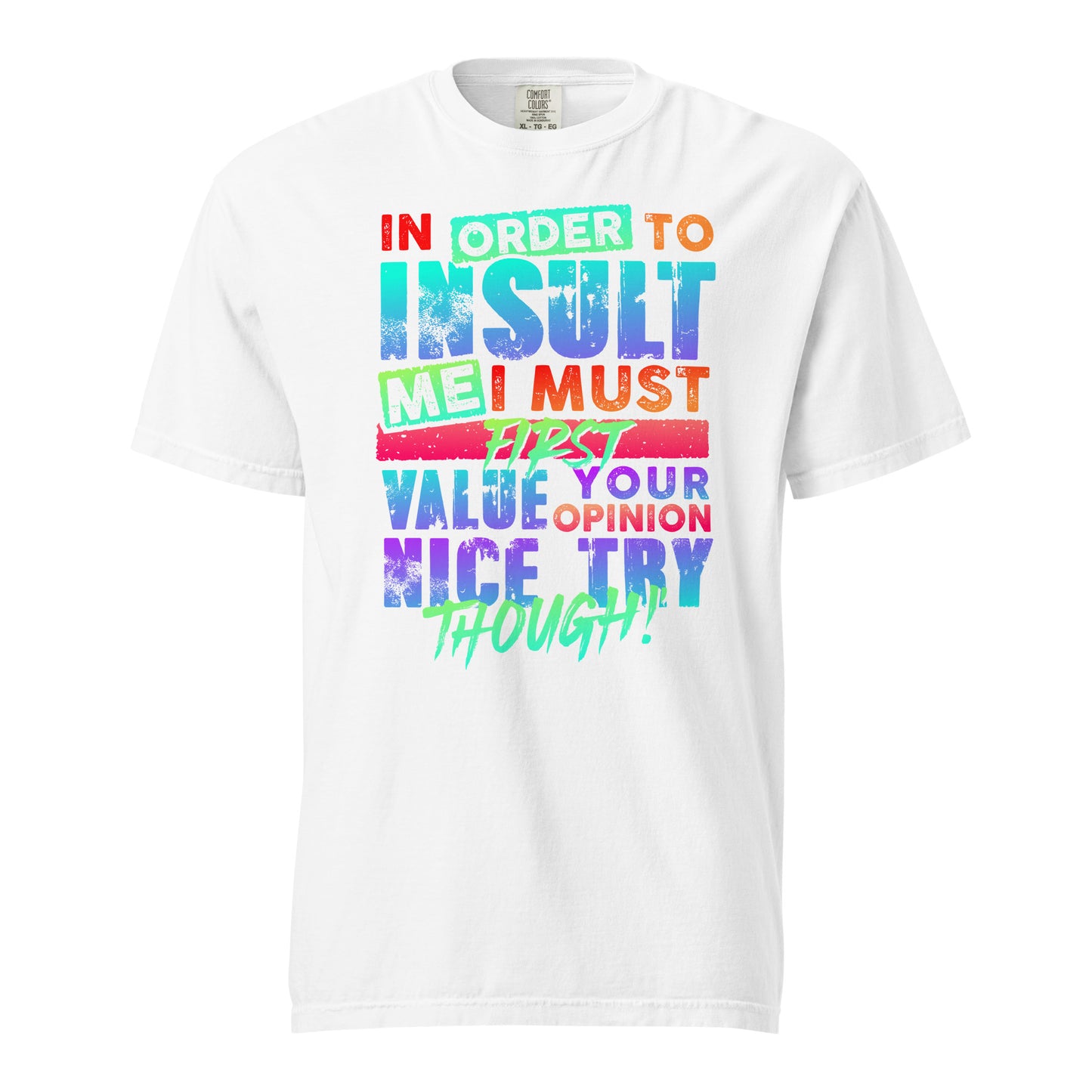 NEW ! - Nice Try - Multicolor Tshirt