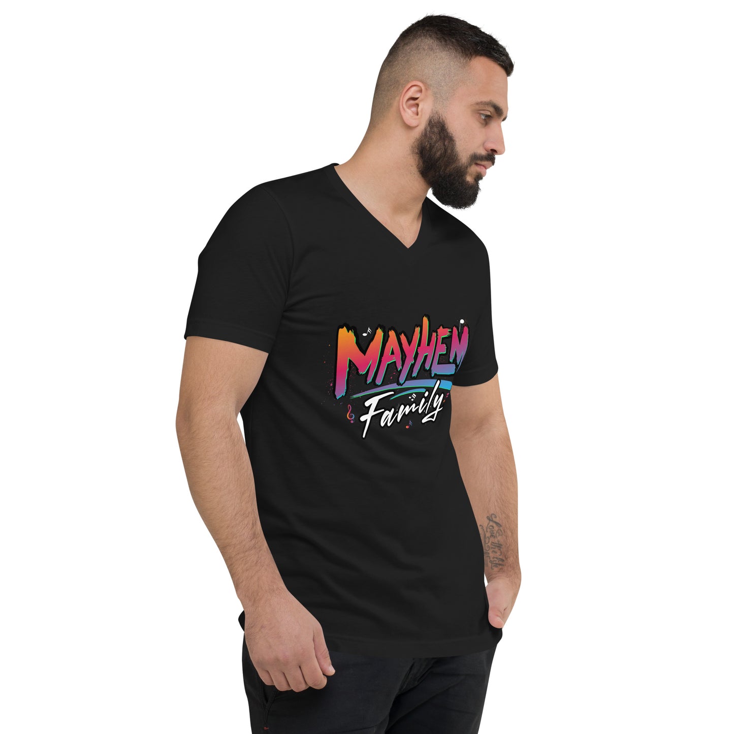 Mayhem Family - Unisex  V-Neck T-Shirt