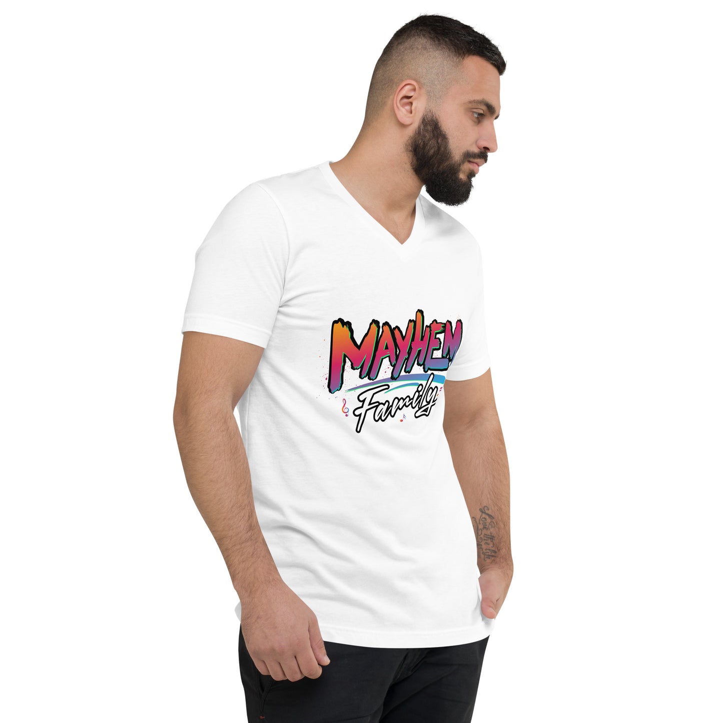 Mayhem Family - Unisex  V-Neck T-Shirt