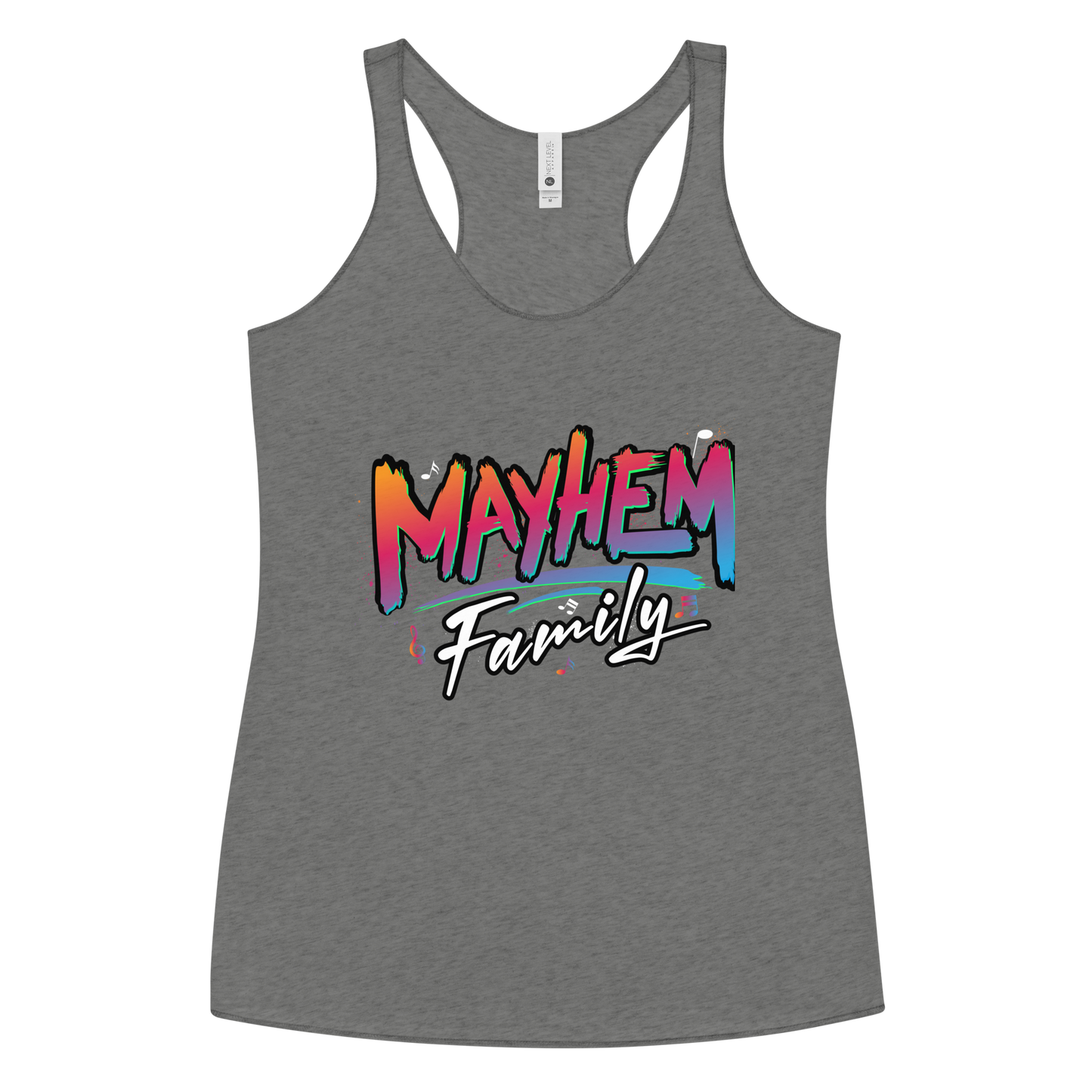 Mayhem Family Racerback Tank