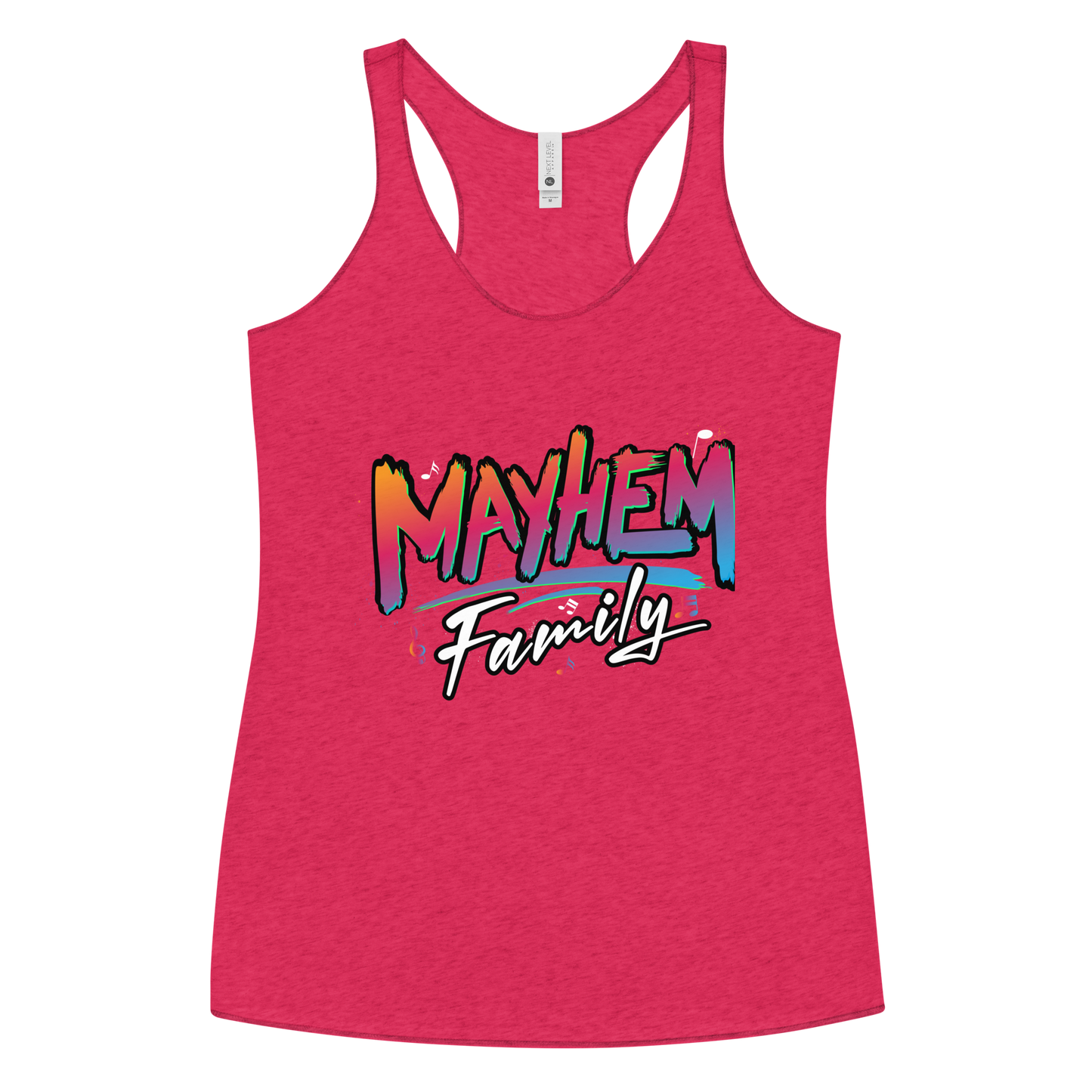 Mayhem Family Racerback Tank